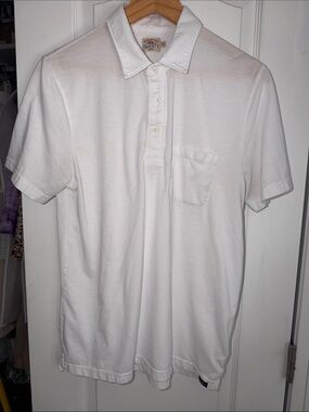 Faherty white polo